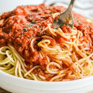 Pasta with Marinara Sauce