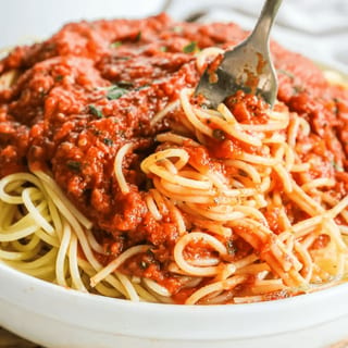 Pasta with Marinara Sauce