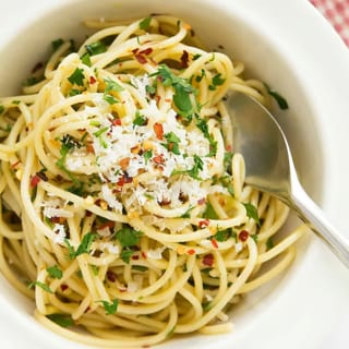 Pasta with Oil & Garlic