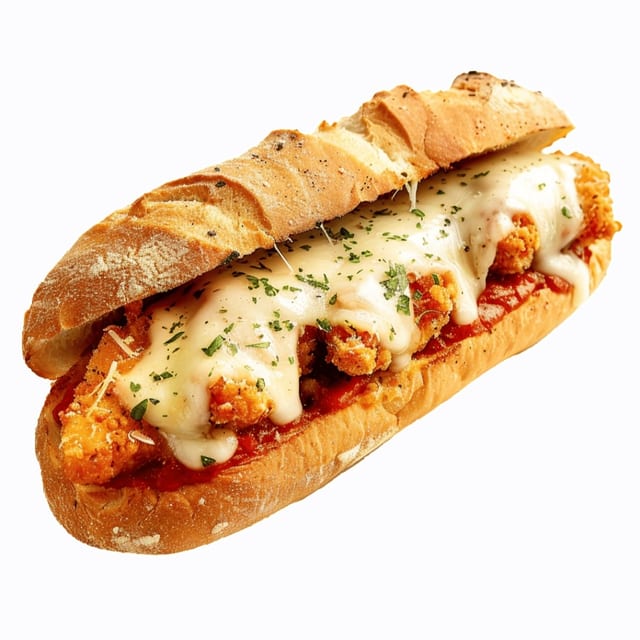 10" Chicken Parmigiana Sub.
