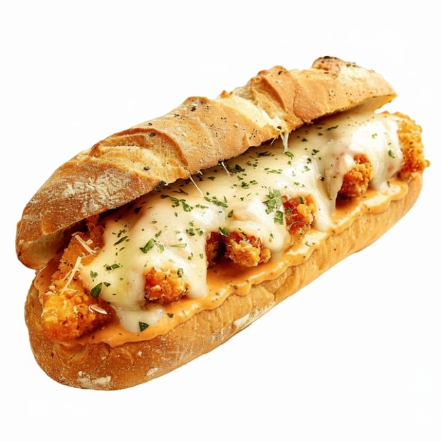 10" Chicken Parmigiana with Vodka Sauce Sub.