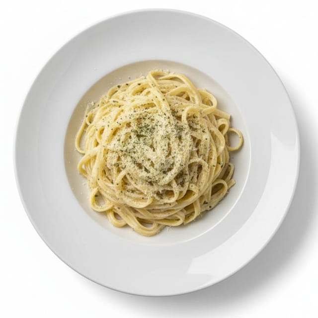 Fettuccini with Alfredo Sauce.