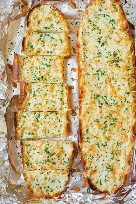 10" Garlic Bread with Cheese.