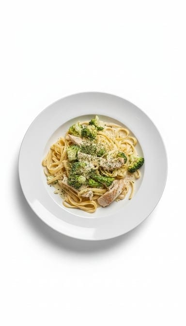 Family Chicken & Broccoli Fettuccini.
