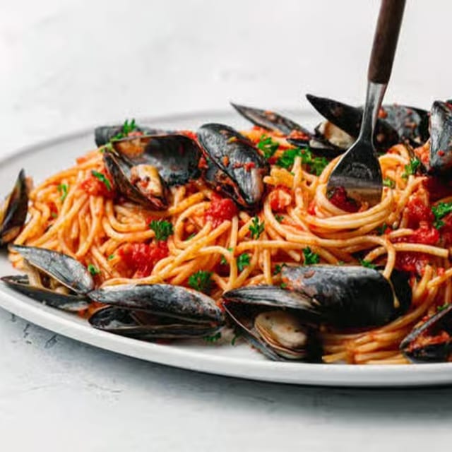 Mussels Marinara.
