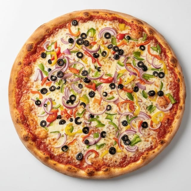 Veg. Works Pizza.